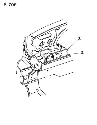 1995 Chrysler Concorde PCM Diagram for R4605428