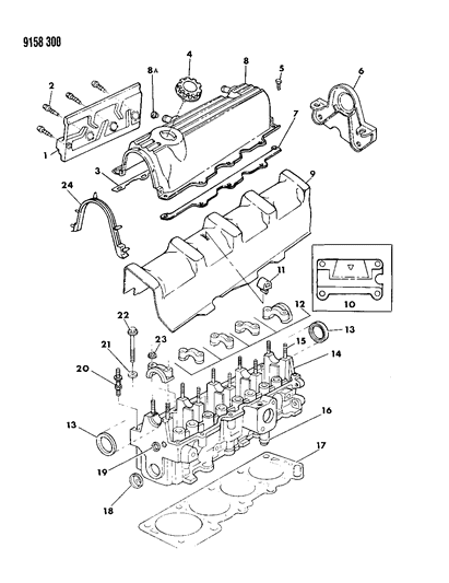 1989 Chrysler TC Maserati Plug, Cylinder Head Core Hole Cup (1.25") Diagram for 6033564