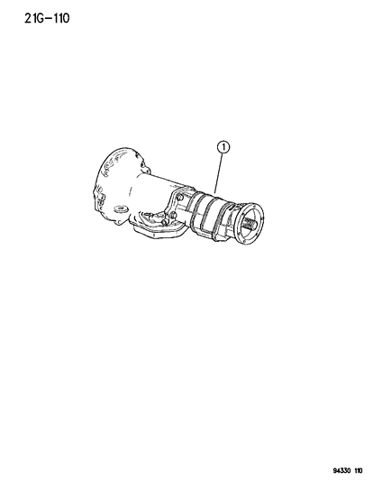 1996 Dodge Dakota Transmission Assembly Diagram 1 - Thumbnail