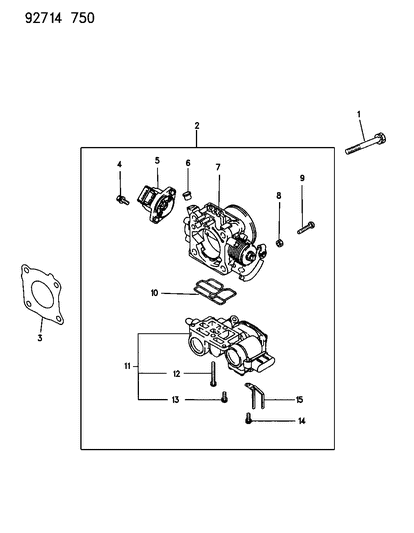 1993 Dodge Ram 50 Throttle Body Diagram 3 - Thumbnail