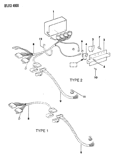 1984 Jeep Grand Wagoneer Harness - Trailer Towing Without Equalizer Hitch Diagram 2 - Thumbnail
