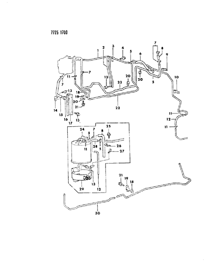 1987 Dodge Raider Vapor Canister Diagram 1 - Thumbnail