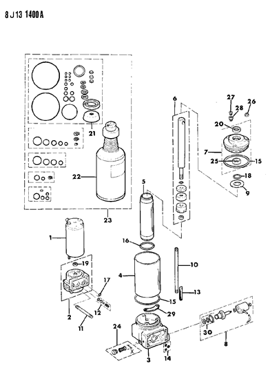 1990 Jeep Wrangler Snow Plow Power Lift Unit Diagram
