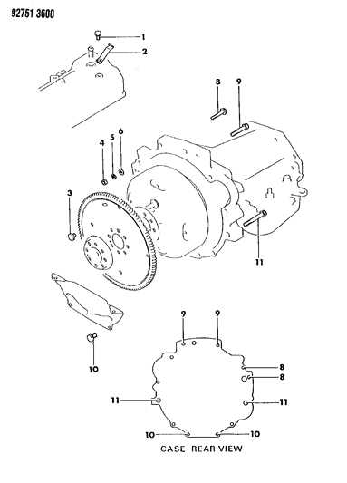 1994 Dodge Colt Mounting Bolts & Brackets Diagram 2 - Thumbnail