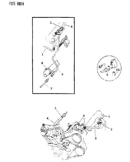 1987 Dodge Aries Air Pump Tubing Diagram