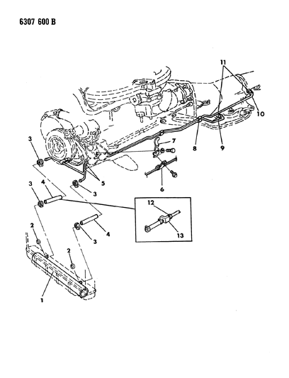 1987 Dodge D150 Oil Cooler Diagram 1 - Thumbnail