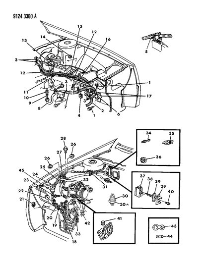 1989 Chrysler TC Maserati Plumbing - A/C & Heater Diagram 2 - Thumbnail