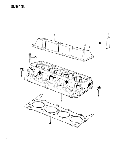 1986 Jeep J10 Cylinder Head Diagram 2 - Thumbnail