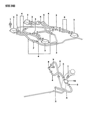 1989 Dodge Raider Vapor Canister Diagram 3 - Thumbnail