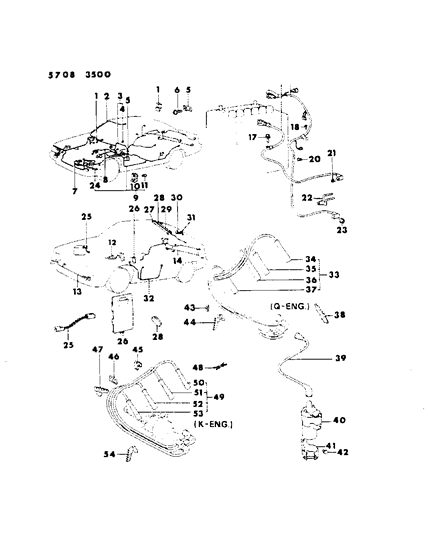1986 Dodge Colt Wiring - Harness of Electrical Diagram