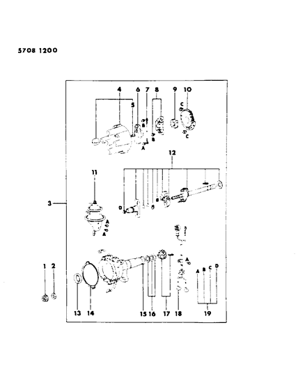 1986 Dodge Colt Distributor Diagram 2 - Thumbnail