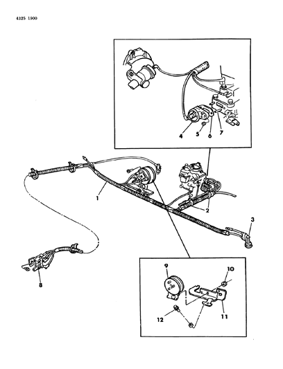 1985 Dodge D150 EGR System Diagram 2 - Thumbnail