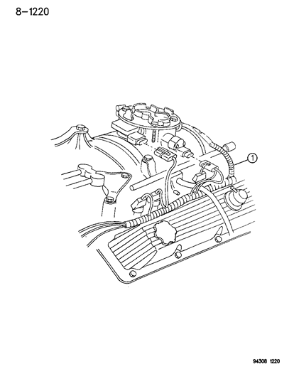 1995 Dodge Ram 2500 Wiring, 4X4 Indicator Lamp Diagram for 56019829