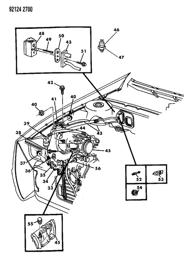 1992 Dodge Daytona Compressor Diagram for R1017016