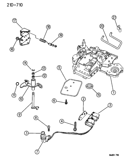 1994 Jeep Grand Cherokee Valve Body Diagram 2 - Thumbnail