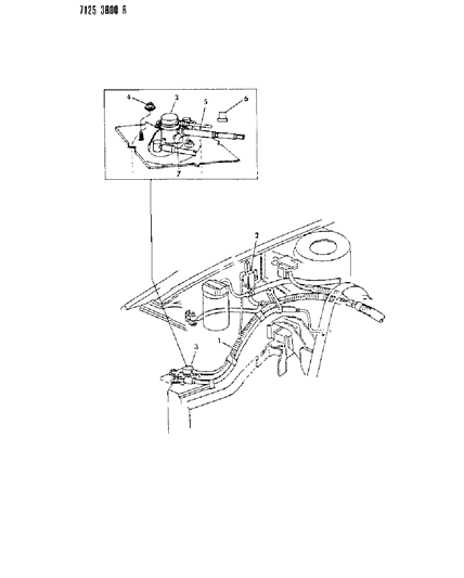 1987 Dodge Aries Vapor Canister Diagram 2 - Thumbnail