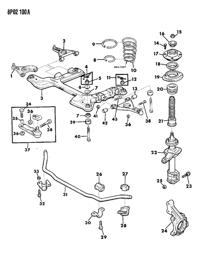 1990 Dodge Monaco Bolt 25Mm Diagram for J4200089