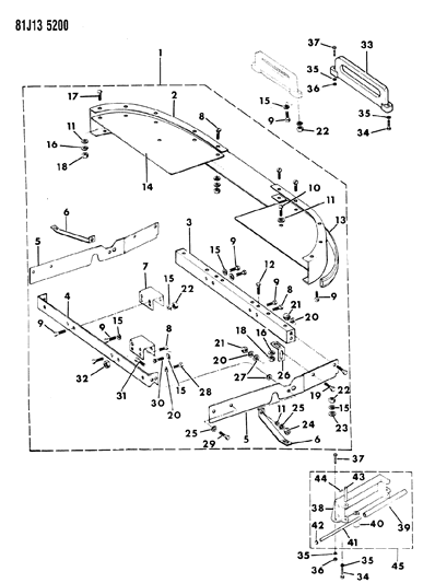 1986 Jeep J10 Winch Mounting Diagram 1 - Thumbnail