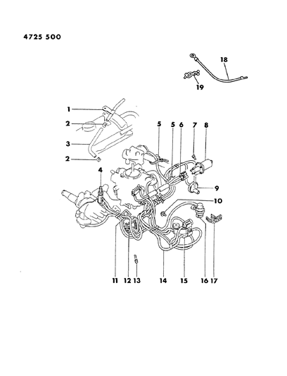 1984 Dodge Colt EGR System Diagram 2 - Thumbnail