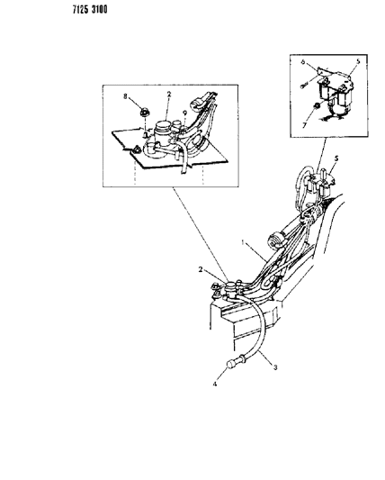 1987 Dodge Aries Vapor Canister Diagram 1 - Thumbnail