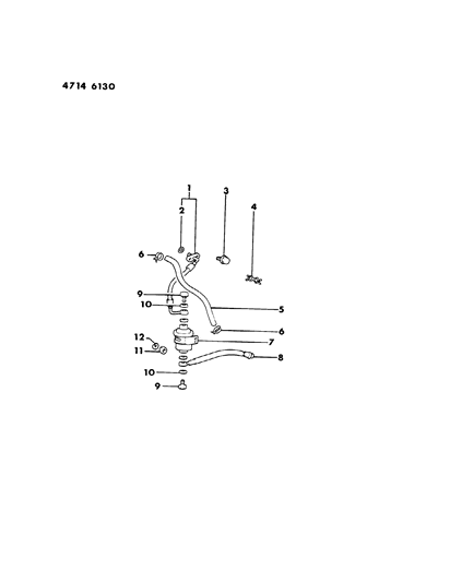1984 Chrysler Conquest Fuel Filter Diagram 2 - Thumbnail