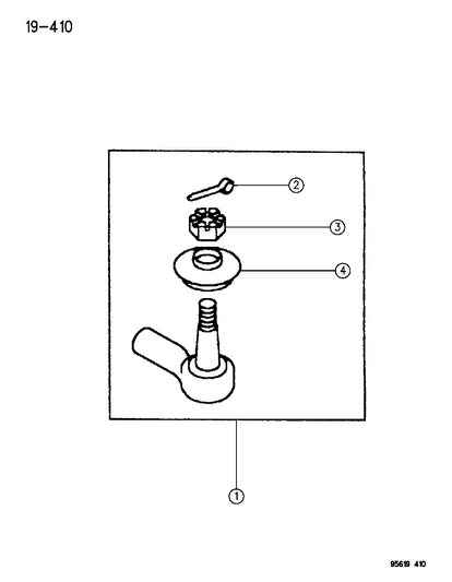 1996 Chrysler Sebring Coupe Tie Rod Ends Diagram