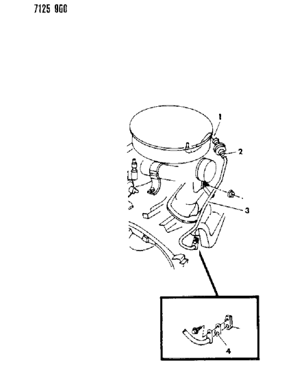 1987 Dodge Lancer Aspirator Diagram 3 - Thumbnail