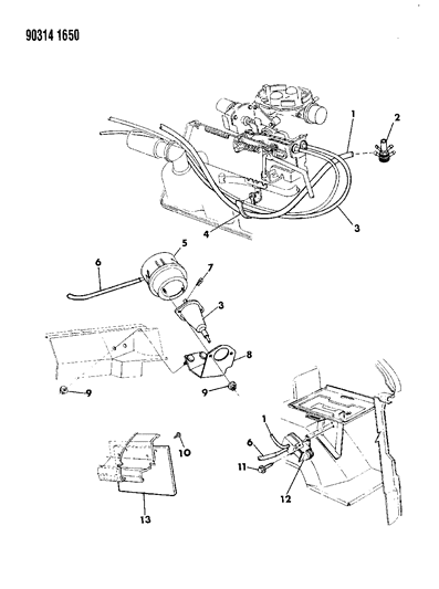 1993 Dodge Ram Wagon Speed Control Diagram 2 - Thumbnail