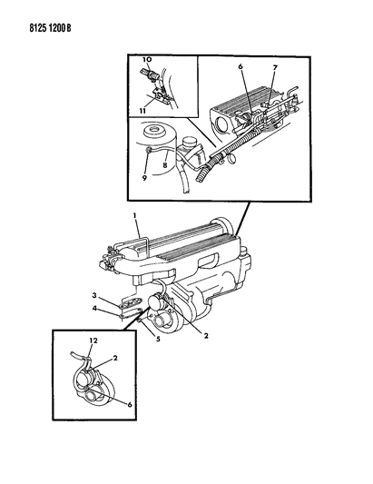 1988 Chrysler New Yorker Base Model EGR System Diagram 2 - Thumbnail