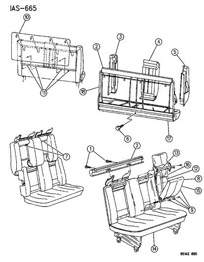 1995 Dodge Caravan Child Seat Diagram 2 - Thumbnail