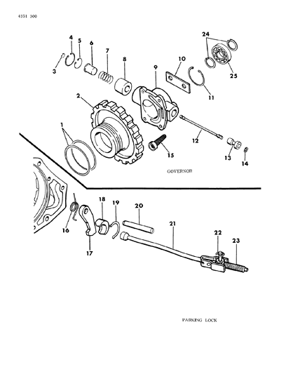 1984 Dodge W150 Support, Governor, A999 . Diagram for 3743517