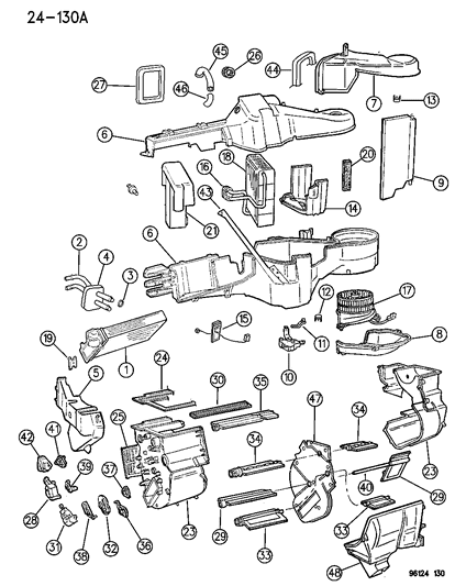 1996 Dodge Caravan Plate Nut, Rear Lower Diagram for 34201358