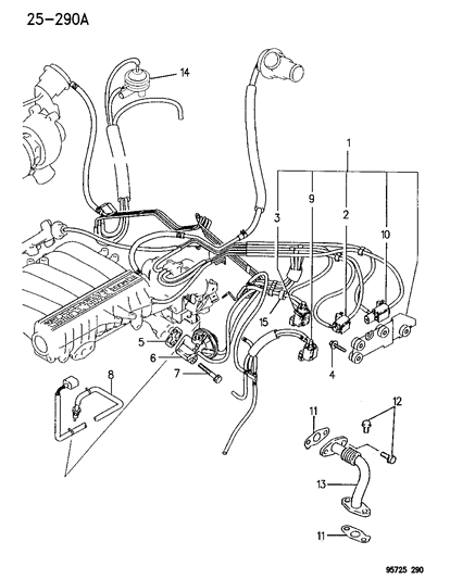 1996 Dodge Stealth EGR System Diagram 2 - Thumbnail