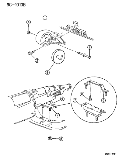 1994 Dodge Ram 2500 Engine Mounting Diagram 1 - Thumbnail
