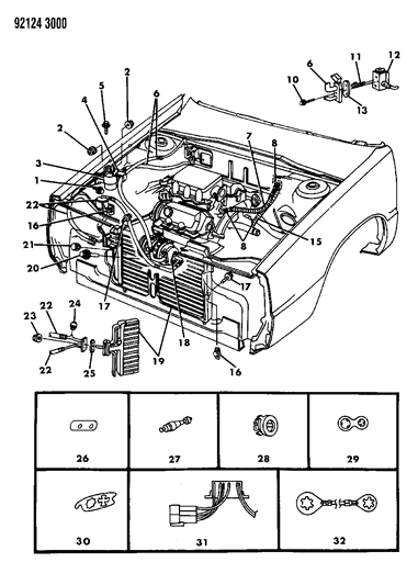 1992 Chrysler Imperial Plumbing - A/C & Heater Diagram 1 - Thumbnail
