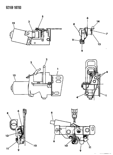 1992 Chrysler New Yorker Salon Deck Lid Power Pull Down Diagram