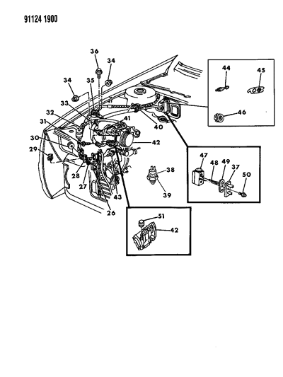 1991 Chrysler LeBaron GTC Plumbing - A/C & Heater Diagram 3 - Thumbnail