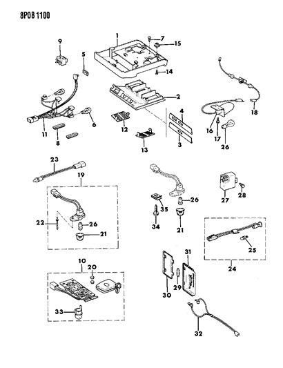 1992 Dodge Monaco Nut, U - Type Diagram for J9431530