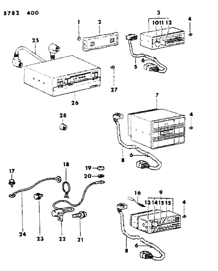 1985 Dodge Colt Nut, Push - On Diagram for MS440053