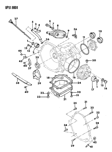 1991 Dodge Monaco Bolt, Hexagon Head - Injected Engine Diagram for 34201807