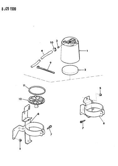 1990 Jeep Wrangler Vapor Canister Diagram