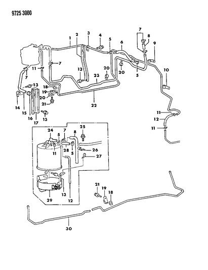 1989 Dodge Raider Vapor Canister Diagram 2 - Thumbnail