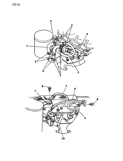 1985 Chrysler Executive Limousine Aspirator Diagram 2 - Thumbnail