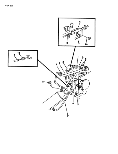 1984 Chrysler New Yorker Air Pump Tubing Diagram 1 - Thumbnail
