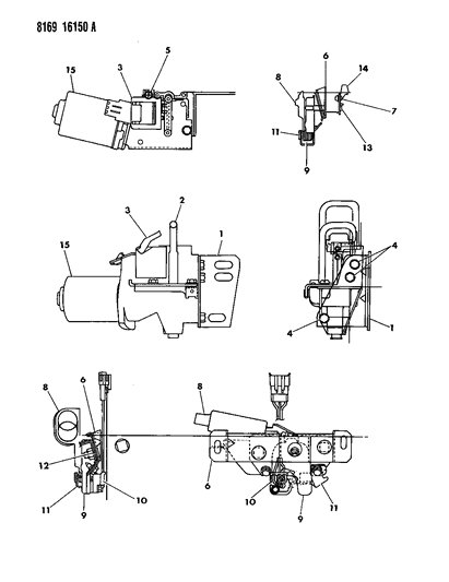 1988 Chrysler New Yorker Base Model Deck Lid Power Pull Down Diagram
