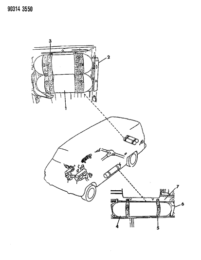 1993 Dodge Ram Wagon Fuel Tank Diagram 2 - Thumbnail