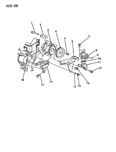 1986 Chrysler New Yorker Air Pump Diagram 1 - Thumbnail