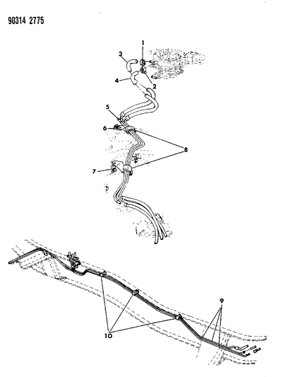 1993 Dodge D350 Fuel Line Diagram 2 - Thumbnail
