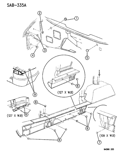 1994 Dodge Ram Wagon Plugs Diagram