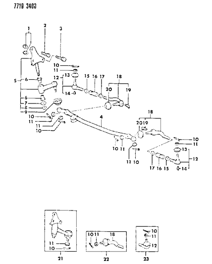 1987 Dodge Raider Cover, Dust Diagram for MB166758